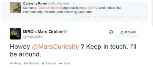 BBC News   Mangalyaan  Nasa s Curiosity tweets greeting to India s Mars probe